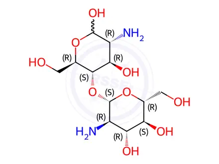 Chemical structure of Glucosamine Hydrochloride Impurity 48 Dihydrochloride