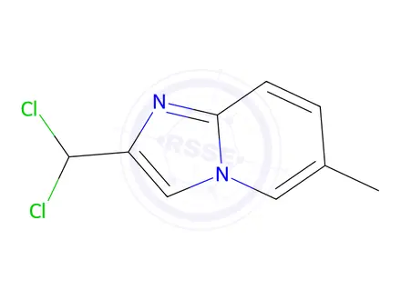 Chemical structure of 2-(Dichloromethyl)-6-methylimidazo[1,2-a]pyridine hydrochloride