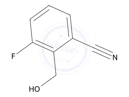 Chemical structure of 3-Fluoro-2-(hydroxymethyl)benzonitrile