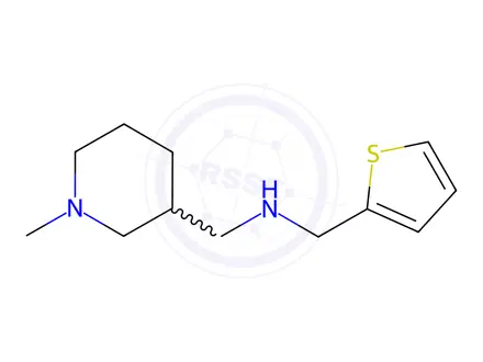 Chemical structure of 1-(1-Methylpiperidin-3-yl)-N-(thiophen-2-ylmethyl)methanamine