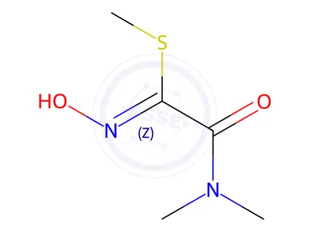 Chemical structure of Oxamyl-oxime