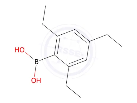 Chemical structure of (2,4,6-Triethylphenyl)boronic acid