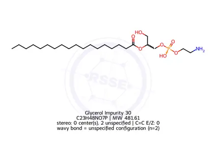 Chemical structure of Glycerol Impurity 293