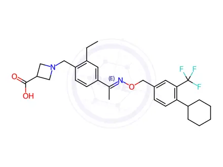 Chemical structure of Siponimod