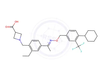 Chemical structure of Siponimod