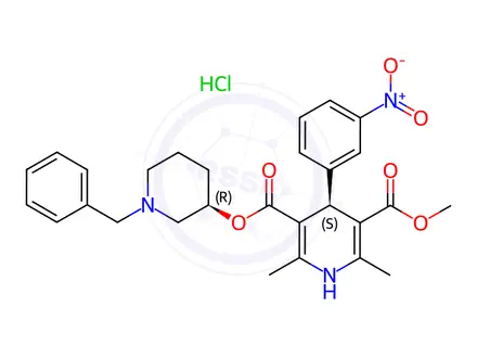 Chemical structure of Benidipine Impurity 0 (β-isomer)