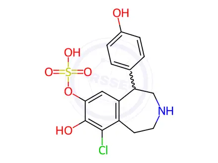 Chemical structure of Fenoldopam Impurity 8 (Fenoldopam 8-Sulfate)