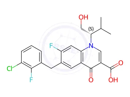 Chemical structure of Elvitegravir Impurity 36