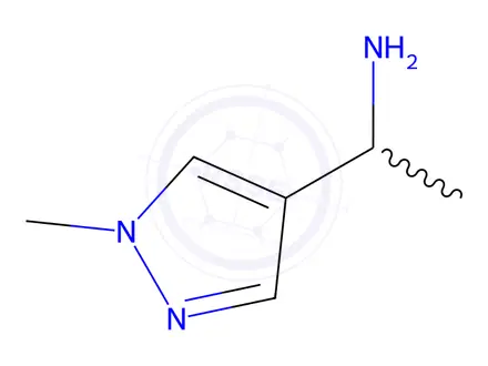 Chemical structure of [1-(1-methyl-1H-pyrazol-4-yl)ethyl]amine