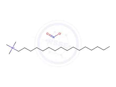 Chemical structure of hexadecyltrimethylammonium nitrite