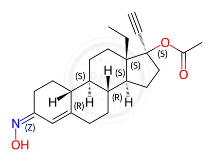 Chemical structure of Norgestimate Impurity 13