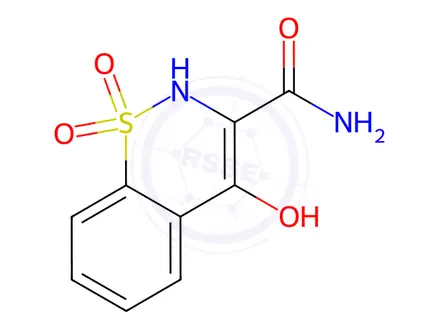 Chemical structure of 4-Hydroxy-2H-1,2-benzothiazine-3-carboxamide 1,1-Dioxide