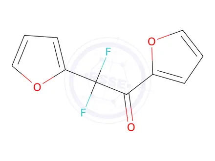 Chemical structure of 2,2-Difluoro-1,2-di(2-furyl)ethanone