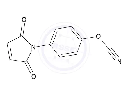 Chemical structure of 1-(4-Cyanatophenyl)-1H-pyrrole-2,5-dione