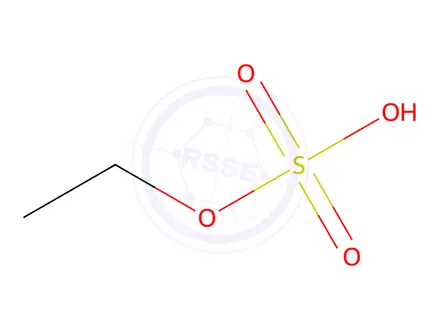 Chemical structure of Ethyl Hydrogen Sulfate