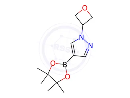 Chemical structure of 1-(3-Oxetanyl)-1H-pyrazole-4-boronic acid pinacol ester