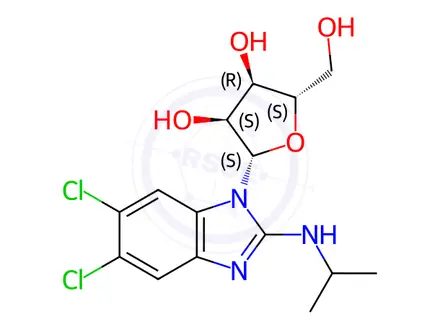 Chemical structure of Maribavir
