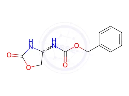Chemical structure of benzyl N-(2-oxo-1,3-oxazolidin-4-yl)carbamate