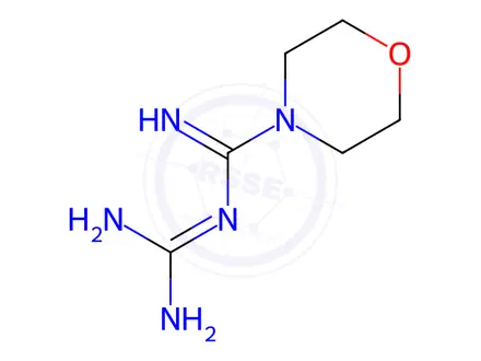 Chemical structure of Moroxydine