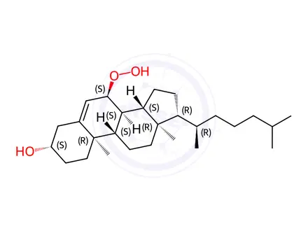 Chemical structure of Cholesterol 7-hydroperoxide
