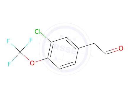 Chemical structure of 2-(3-Chloro-4-(trifluoromethoxy)phenyl)acetaldehyde