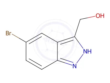 Chemical structure of (5-Bromo-1H-indazol-3-yl)methanol
