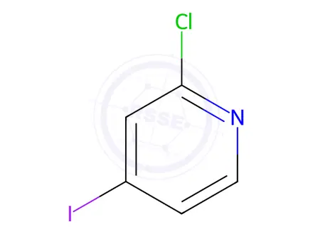 Chemical structure of 2-Chloro-4-iodopyridine