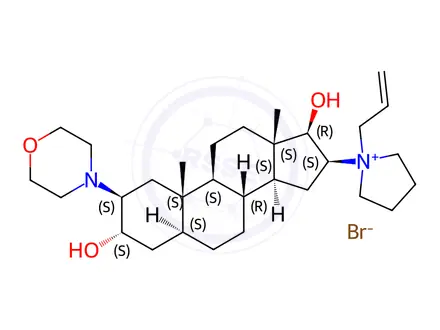 Chemical structure of Rocuronium Bromide EP Impurity C