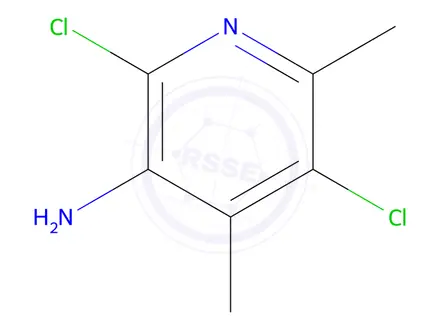 Chemical structure of 2,5-Dichloro-4,6-dimethylpyridin-3-amine