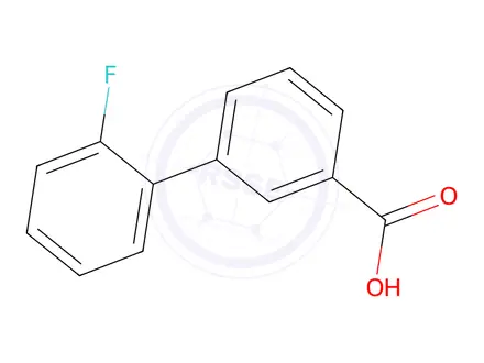 Chemical structure of 2′-Fluorobiphenyl-3-carboxylic acid