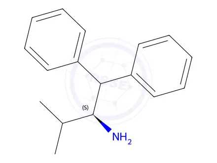 Chemical structure of (S)-(-)-2-AMINO-3-METHYL-1,1-DIPHENYLBUTANE