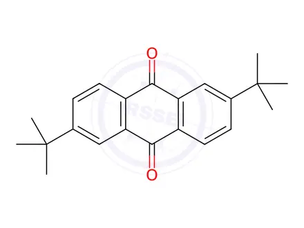Chemical structure of 2,6-Di-tert-butylanthracene-9,10-dione