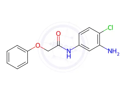 Chemical structure of N-(3-Amino-4-chlorophenyl)-2-phenoxyacetamide