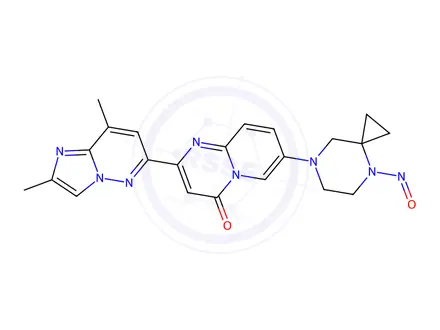 Chemical structure of Risdiplam impurity 5