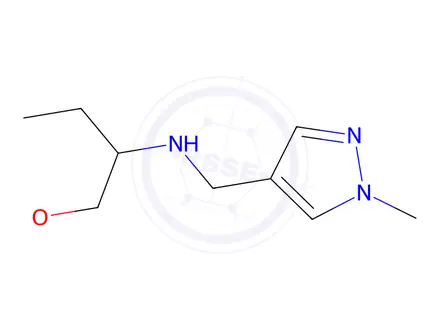 Chemical structure of 1-Methoxy-N-((1-methyl-1h-pyrazol-4-yl)methyl)butan-2-amine
