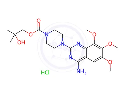 Chemical structure of Trimazosin Hydrochloride