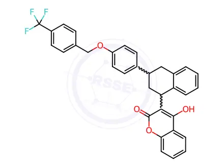 Chemical structure of Flocoumafen