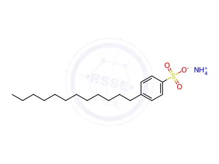 Chemical structure of 4-Dodecylbenzenesulfonic acid ammonium salt