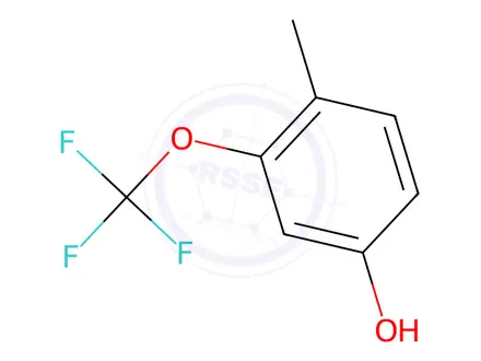 Chemical structure of 4-Methyl-3-(trifluoromethoxy)phenol