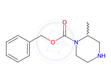 Chemical structure of Benzyl 2-Methylpiperazine-1-carboxylate