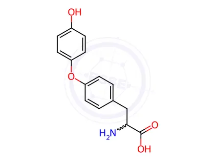 Chemical structure of Dl-Thyronine