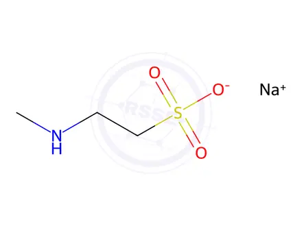 Chemical structure of Taurine Impurity 2 Sodium Salt (N-Methyltaurine Sodium Salt)