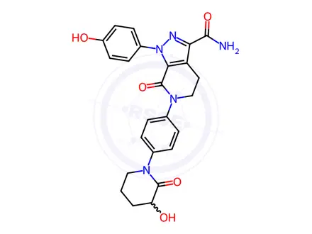 Chemical structure of Hydroxy O-Demethyl Apixaban