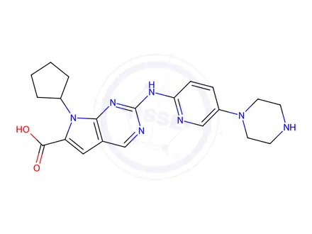 Chemical structure of Ribociclib Impurity 82