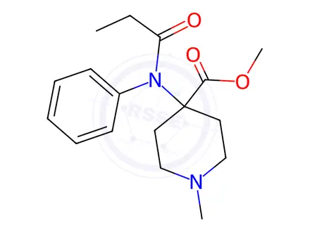 Chemical structure of Remifentanil Impurity 10(Remifentanil EP Impurity K)