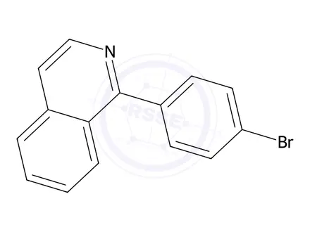 Chemical structure of 1-(4-Bromophenyl)isoquinoline