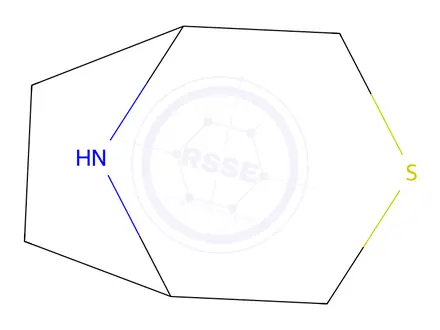 Chemical structure of 3-Thia-8-aza-bicyclo[3.2.1]octane