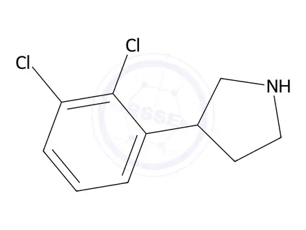 Chemical structure of 3-(2,3-Dichlorophenyl)pyrrolidine
