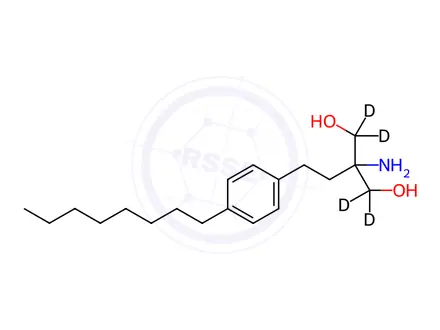 Chemical structure of Fingolimod-d4
