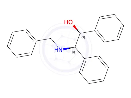 Chemical structure of (1S,2R)-N-Benzyl-2-amino-1,2-diphenylethanol